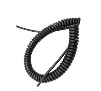 Rallonge d'alimentation rétractable à 4 noyaux 18 AWG - Noir - Robuste - Industriel - Facile à utiliser