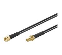 Rallonge d'antenne WLan-WiFi RP-SMA, plaquée Or,1m