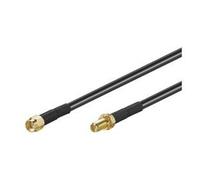 Rallonge d'antenne WLan/WiFi RP-SMA, plaquée Or, 2.0m cd51676