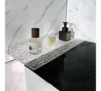 Rallonge D'appui de Fenêtre Rallonge Bureau pour Combler L'espace Entre Bureau Mur, Rallonge Rebord Fenêtre Étanche Texture Pierre, Plateau D'extension Comptoir(W50x9.5cm(19 3/4x3 3/4"))