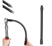 Rallonge D'arbre Flexible 1/2, Douille Dynamométrique, Clés à Cliquet, Bielle de Connexion pour Clé électrique, Barre de Portée Flexible à 360°, Outil Manuel Portable pour la Réparation Automobile
