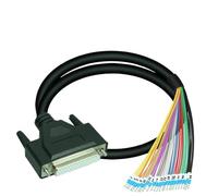 Rallonge DB44 avec numéros d'identification, Module d'interface à montage sur Rail DIN D-Sub mâle, 1 pièce(HL-DB44-FIO-1M)