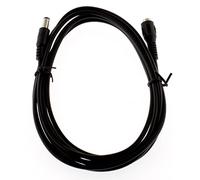 Rallonge DC 2,50 m (fiche > femelle), 5,5/2,1 mm pour utilisation basse tension ; connecteur pour bloc d'alimentation, bandes LED/appareil photo/CCTV