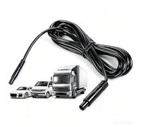 Rallonge de 5 m pour caméra de recul de voiture, câble de caméra de recul 4 broches, câble d'extension de caméra de recul, étanche en cuivre pur 12 V 24 V véhicules