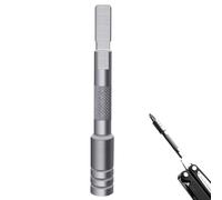 Rallonge de 8,26 cm - Compatible avec les embouts Leatherman Multitool et embouts hexagonaux standards, rallonge porte-embout en métal de haute qualité, accessoires multi-outils pour réparation
