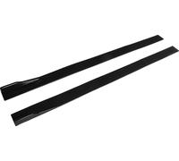 Rallonge de bas de caisse noir brillant, 81 cm, convient aux modèles VOLKSWAGEN VW, Noir