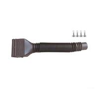 Rallonge de bec de descente de 50,8 cm, connecteur de vidange réglable pour besoins de drainage domestique (marron)