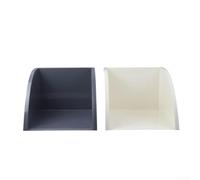 Rallonge de bec de descente en PVC pour tuyaux de trop-plein d'eau de pluie compatible avec les plateaux de vidange à bec externe et les systèmes de gouttière (blanc)