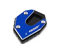 Rallonge de béquille de moto Motos pour CB650F CBR650F CB500F CB500X pour moto béquille agrandisseur plaque de support pied béquille latérale extension(Cb650f Blue)