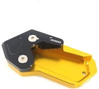 Rallonge de béquille de moto Motos pour kymco AK550 AK 550 2017 2018 2019 pour Moto Béquille Pied Béquille Latérale Extension Pad Support Plaque(couleur or)