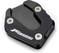 Rallonge de béquille de moto Motos pour Yamaha R15 V3 2017 2018 pour Moto Béquille Pied Béquille Latérale Agrandisseur Plaque Support Extension Antidérapant(Noir)