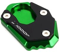 Rallonge de béquille de moto Motos Z1000R Z 1000 R Z1000 R 2017-2020 pour Moto CNC Béquille Pied Béquille Latérale Extension Plaque De Support(Vert)