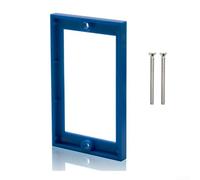 Rallonge de boîte électrique simple de 6,35 mm, entretoise de prise en ABS jaune résistant à la chaleur, compatible avec les boîtes en fibre de verre en PVC pour installation de prises et