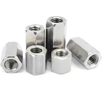 Rallonge de boulon Écrou d'accouplement, 1/2/3/4 pièces M6 M8 M10 M12 M14 M16 allonger le joint de colonne de serrage(M16 x 24 x 30 (1pcs))