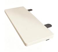 Rallonge De Bureau Avec Repose-Bras, Plateau Ergonomique En Bois, Rallonge De Table Pliable à 90° Repose-Bras à Pince Pour Bureau, Convient Pour Le Bureau Et La Maison (White,50x25cm)