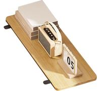 Rallonge de Bureau en Bois, Plateau d'extension, rallonge Table, Support sous Clavier, Repose-Poignets et Bras à Fixer sur, coude Pliable, d'ordinateur Pince for la Maison(Natural Color)