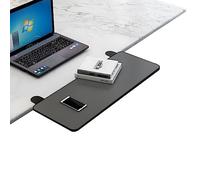 Rallonge de Bureau Ergonomique avec Support Pliable en métal - Plateau Horizontal pour Clavier d'ordinateur, idéal pour Le Bureau et Les études, 65 x 25 cm (25,5 x 9,8 Pouces) - Améliore Le