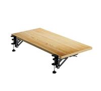 rallonge de bureau， Rallonge de plate-forme clavier, support table à pince, pliable, sans perforation, d'accoudoir, for Offi(Maple,W 20*L 40cm)