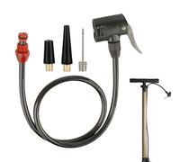 Rallonge de buse de gonflage - Raccord rapide universel flexible et étanche à l'air - Adaptateur supplémentaire pour compresseur - Pour voiture, vélo, moto, coussin