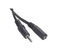 Gembird Rallonge de câble audio CCA-423-2M 3,5 mm stéréo 2 m Noir