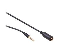 Maclean MCTV-819 Cable Jack 3.5mm 2m mâle-Femelle Plug-Socket pour pour iPhone, iPad ou Smartphones, Tablettes, Casque (2m)