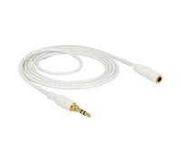- Rallonge de câble audio - mini-phone stereo 3.5 mm mâle pour mini-phone stereo 3.5 mm femelle - 2 m - blanc