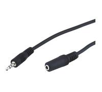 Goobay Câble audio 50431 2 m 3,5 mm Noir