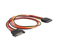 DeLock Rallonge câble d'alimentation SATA 60132 15 broches 50 cm (F vers M)