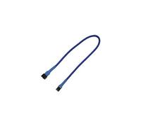- Rallonge de câble d'alimentation de ventilateur - alimentation interne - 3 broches (F) pour alimentation interne - 3 broches (M) - 30 cm - bleu