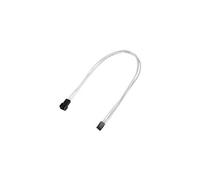 - Rallonge de câble d'alimentation de ventilateur - alimentation interne - 3 broches (M) pour alimentation interne - 3 broches (M) - 30 cm - blanc