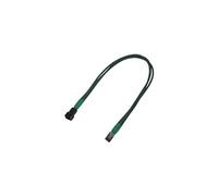 - Rallonge de câble d'alimentation de ventilateur - alimentation interne - 3 broches (M) pour alimentation interne - 3 broches (M) - 30 cm - vert
