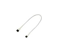 - Rallonge de câble d'alimentation de ventilateur - Molex 3 broches (F) pour Molex 3 broches (M) - 30 cm - blanc