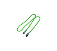 - Rallonge de câble d'alimentation de ventilateur - Molex 3 broches (F) pour Molex 3 broches (M) - 60 cm - vert fluo