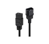 - Rallonge de câble d'alimentation - IEC 60320 C14 pour IEC 60320 C19 - 250 V - 10 A - 3 m - noir