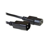 ACT C13 - C14, 10.0m câble électrique Noir 10 m Coupleur C13 Coupleur C14 - Cables électriques (10.0m, 10 m, Male connector / Female connector, Coupleur C13, Coupleur C14, 230 V, Noir)