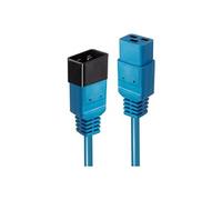 - Rallonge de câble d'alimentation - IEC 60320 C19 pour IEC 60320 C20 - 250 V - 16 A - 3 m - moulé - bleu