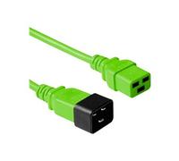 - Rallonge de câble d'alimentation - IEC 60320 C20 pour IEC 60320 C19 - CA 230 V - 1.2 m - RAL 6018