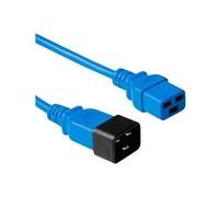 - Rallonge de câble d'alimentation - IEC 60320 C20 pour IEC 60320 C19 - CA 230 V - 1.8 m - RAL 5012