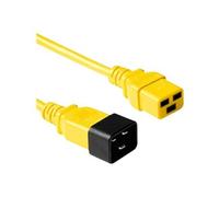 - Rallonge de câble d'alimentation - IEC 60320 C20 pour IEC 60320 C19 - CA 230 V - 3 m - RAL 1018