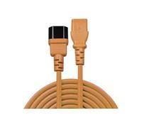 - Rallonge de câble d'alimentation - power IEC 60320 C13 pour IEC 60320 C14 - 2 m - moulé - orange