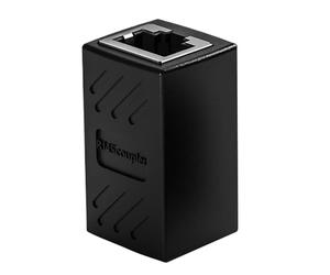 Rallonge de câble Ethernet, coupleur de câble Ethernet, Adaptateur d'extension | Accessoires d'ordinateurs Longue Distance RJ45 pour la de Garage en réseau Domestique