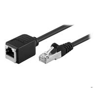 Goobay 73390 CAT 5e Rallonge, F/UTP, Noir, 15m Longueur
