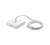 Rallonge de câble SA1 en acier blanc 95x95x2000mm