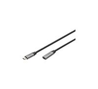 - Rallonge de câble USB - 24 pin USB-C (M) pour 24 pin USB-C (F) - USB 3.1 - 1 m - support 4K - noir
