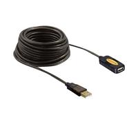 Rallonge de câble USB - DeLOCK - 10m - Noir - Connecteur plaqué or
