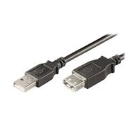 Rallonge de câble USB Ewent - USB 2.0 - 1.8 m - Noir