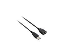 - Rallonge de câble USB - USB (M) pour USB (F) - 1.8 m - noir