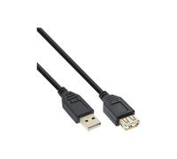- Rallonge de câble USB - USB (M) pour USB (F) - USB 2.0 - 10 m - noir