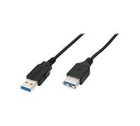 - Rallonge de câble USB - USB type A (M) pour USB type A (F) - USB 3.0 - 1.8 m - moulé - noir