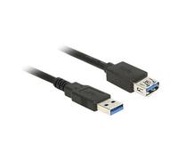 - Rallonge de câble USB - USB type A (M) pour USB type A (F) - USB 3.0 - 1 m - noir